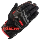 【RS TAICHI】RST461 碳纖維護具透氣防摔手套 (黑/紅)| Webike摩托百貨