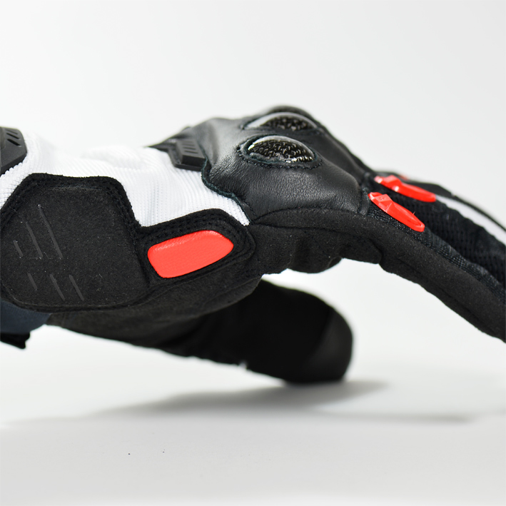【RS TAICHI】RST444 透氣 碳纖維護具 防摔手套 (黑)| Webike摩托百貨