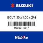 【SUZUKI原廠零件】螺栓 【BOLT (10 x 1.00 x 24) 09360-10017】| Webike摩托百貨