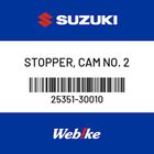【SUZUKI原廠零件】制動器 【STOPPER， CAM NO. 2 25351-30010】